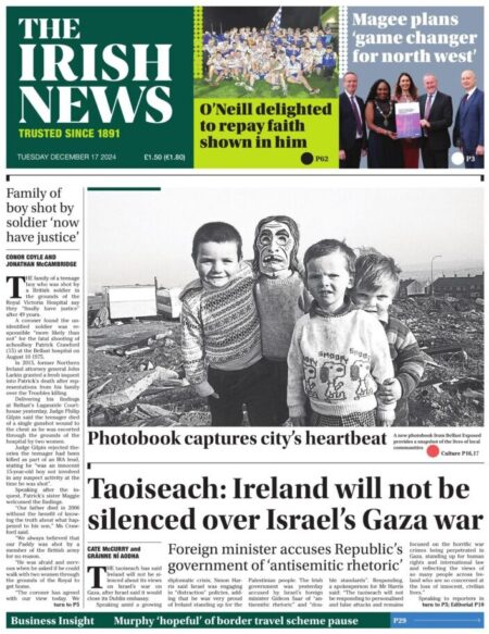 Taoiseach: Ireland will not be silenced over Israel’s Gaza war – The Irish News