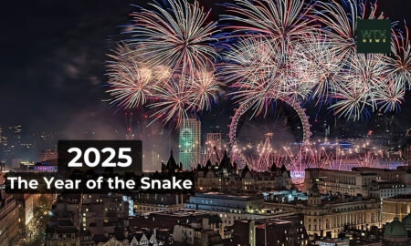 London welcomes 2025 with dazzling fireworks display