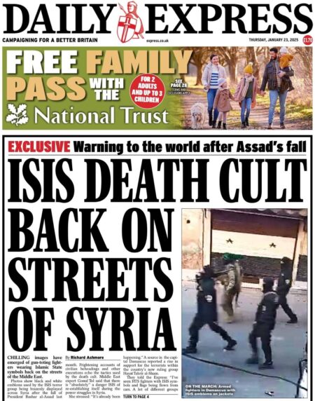 ISIS death cult back on streets of Syria