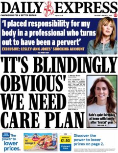 ‘It’s blindingly obvious’ we need care plan – Daily Express