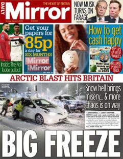 Arctic blast hits Britain 