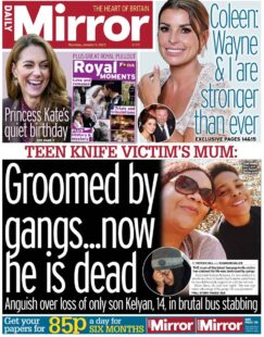 Groomed by gangs … now he’s dead – Daily Mirror