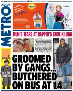 Groomed by gangs …. Butchered on the bus at 14 – Metro