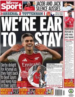 Arsenal 2 Tottenham 1: We’re Ear To Stay