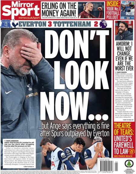 Everton 3 Spurs 2: Don’t look now