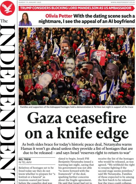 Gaza ceasefire on a knife edge