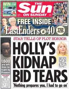 Holly’s kidnap bid tears