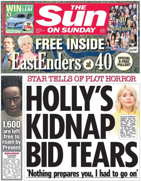 Holly’s kidnap bid tears