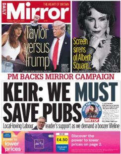 PM backs campaign: Keir – We must save pubs