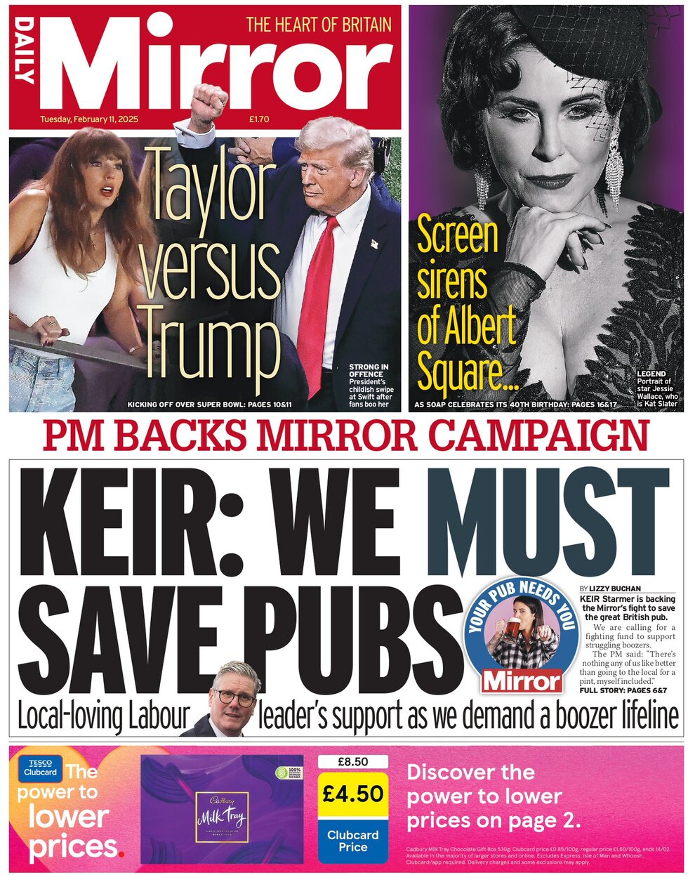 PM backs campaign: Keir - We must save pubs