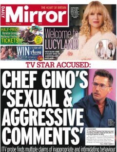 Chef Gino’s sexual and aggressive comments