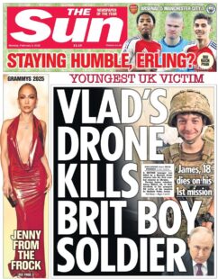 Vlad’s drone kills Brit boy soldier