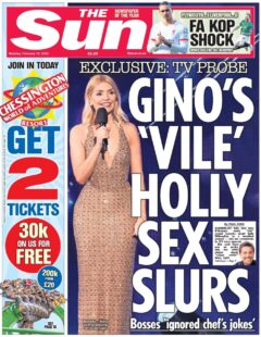 Gino’s vile Holly sex slurs